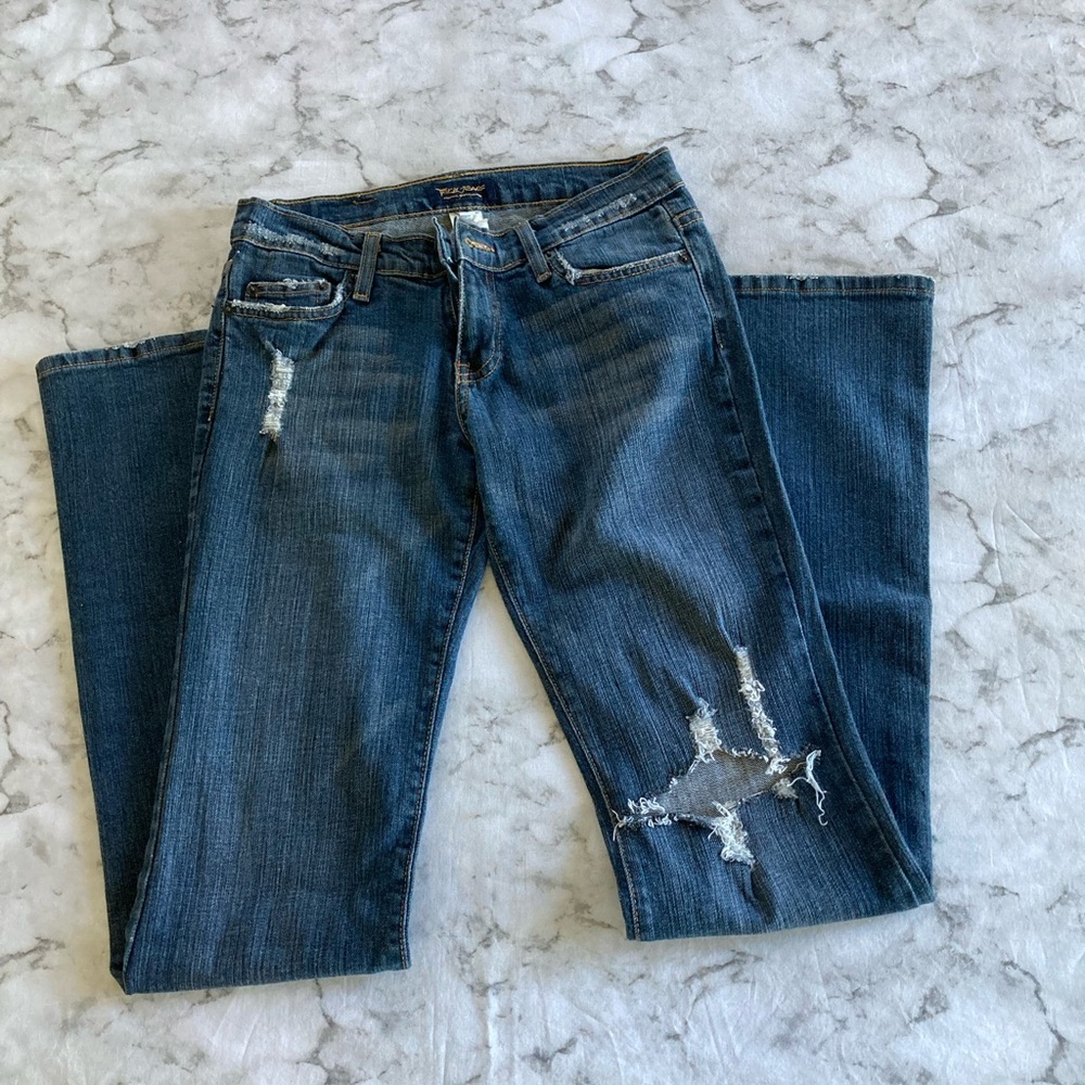 Truck jeans distressed size 5 made in the USA